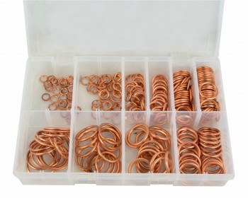 Assorted Copper Compression Washers (250) 
